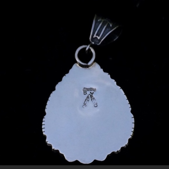 Large turquoise pendant - Picture 2 of 4